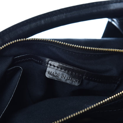 Burberry House Check Bridle Calfskin Medium Gosford Hobo Black 12 of 13