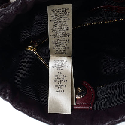 Burberry Calf Hair Little Crush Burgundy 13 of 13