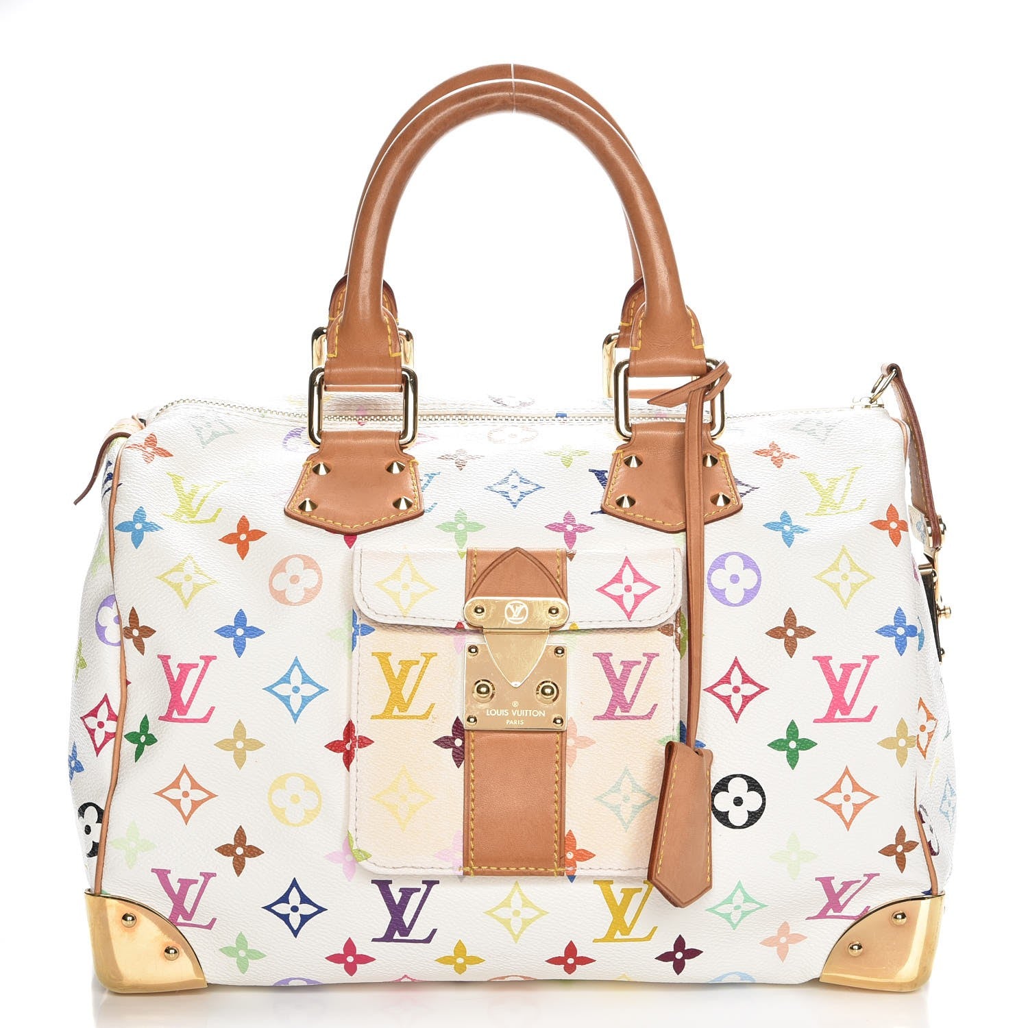 Louis Vuitton Monogram Multicolor Speedy 30 White 1 of 6