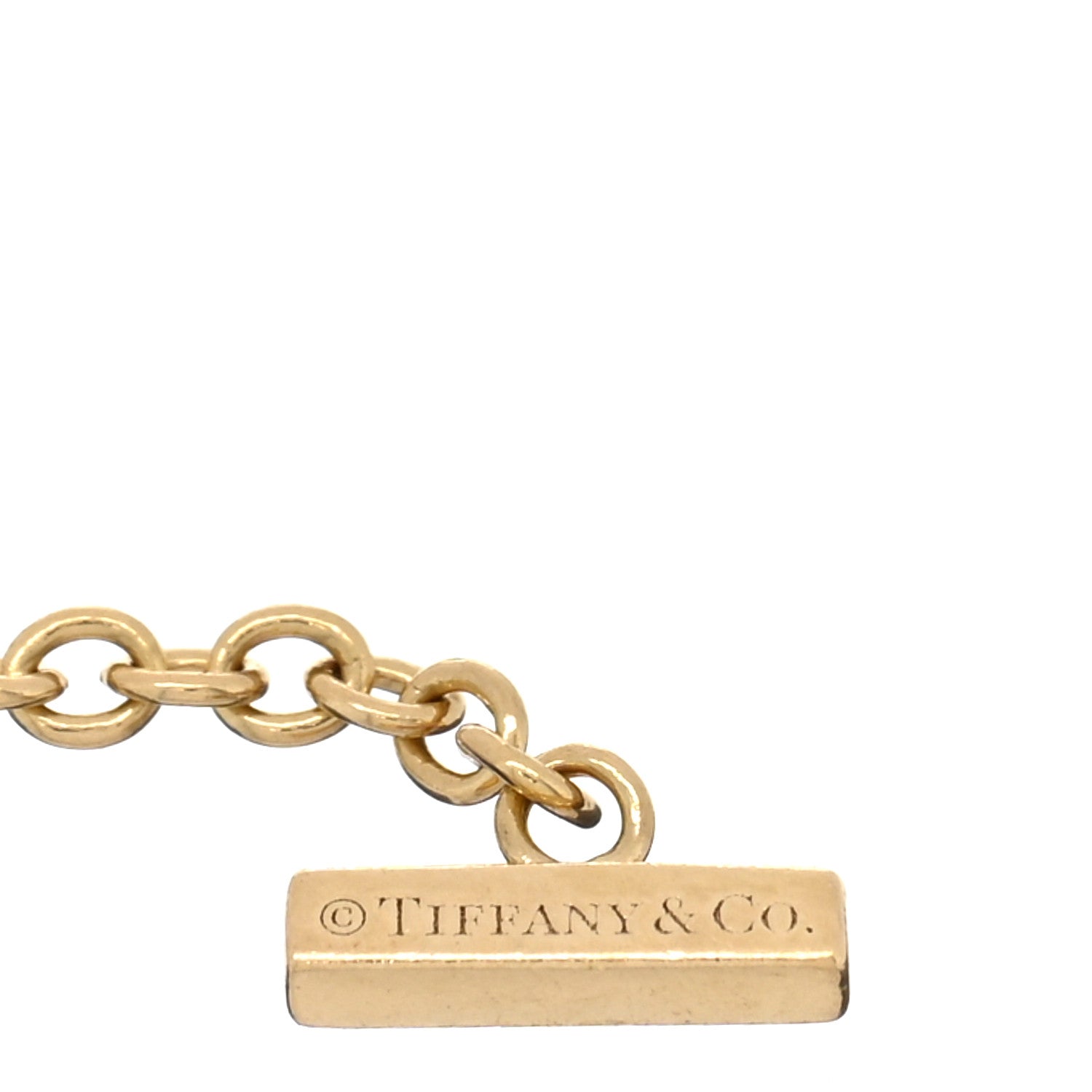 Tiffany 18K Yellow Gold T Smile Bracelet 3 of 3