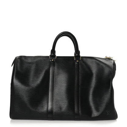 Louis Vuitton Epi Keepall 45 Black 1 of 13