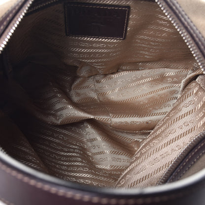 Prada Jacquard Logo Hobo Corda Bruciato 5 of 9