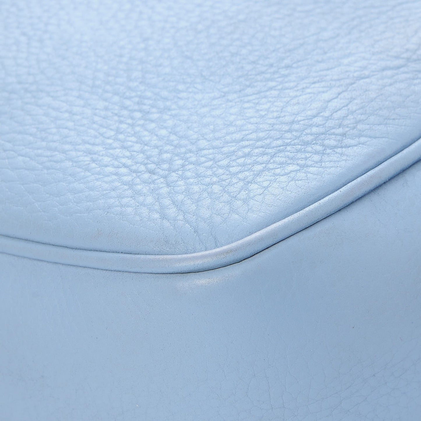 Vitello Range Small Soho Disco Bag Mineral Blue
