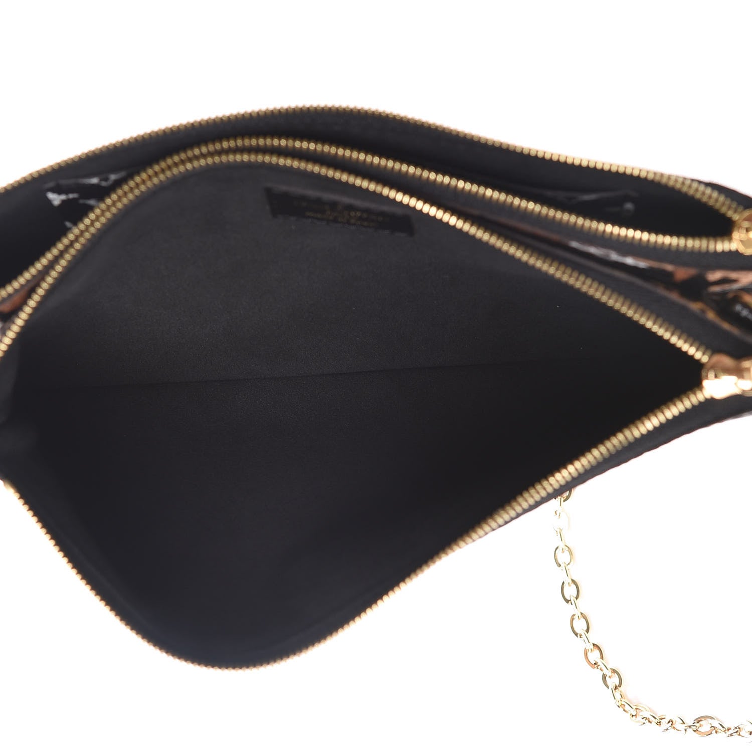 Louis Vuitton Monogram Giant Jungle Pochette Double Zip Black 7 of 12