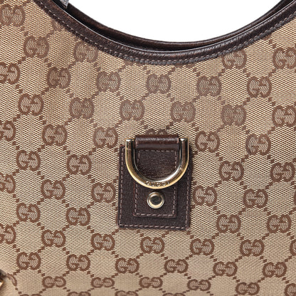 Gucci Monogram Medium Abbey D Ring Hobo Brown 12 of 12