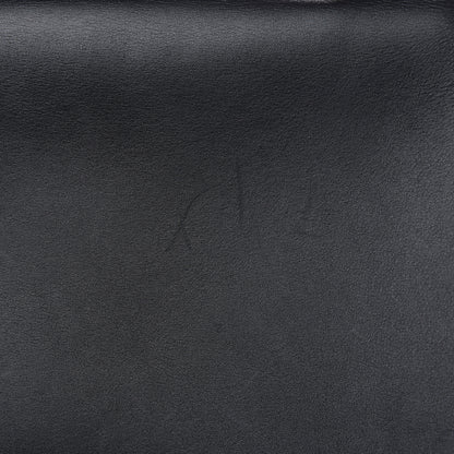 Celine Smooth Calfskin Canvas Medium Trapeze Navy Blue 12 of 14