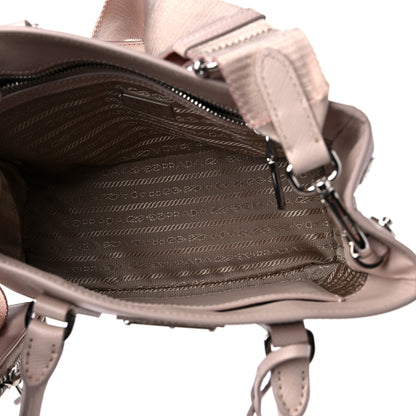 Prada Saffiano Lux Micro Galleria Shoulder Bag Ninfea 5 of 9