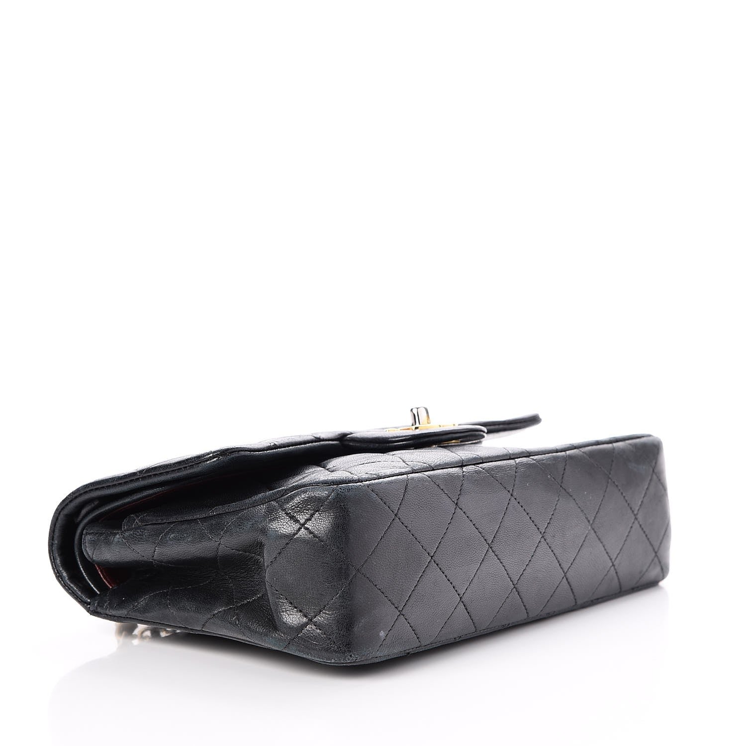 Chanel Lambskin Quilted Small Double Flap Navy 5 of 9