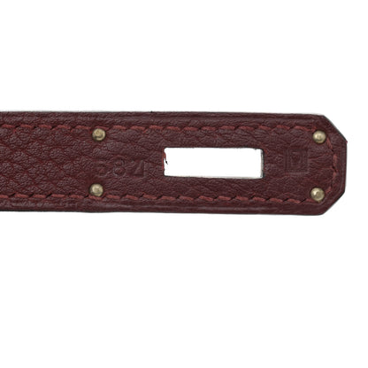 Hermes Togo Birkin 40 Rouge H 7 of 12