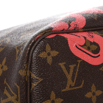 Louis Vuitton Monogram Bay Neverfull MM Rose Ballerine Poppy 10 of 16