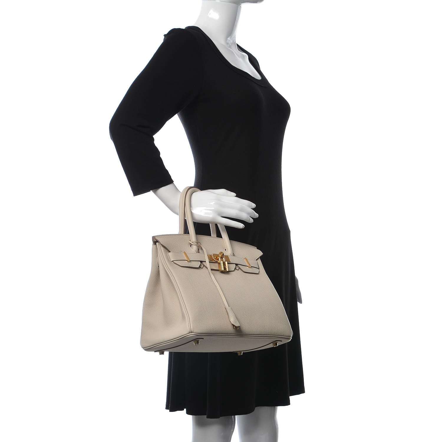 Hermes Togo Birkin 30 Craie 2 of 11