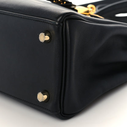 Hermes Swift Kelly Retourne 25 Black 9 of 11