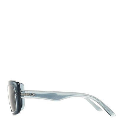 Prada Acetate Square Sunglasses SPR 23M Transparent Blue 3 of 9