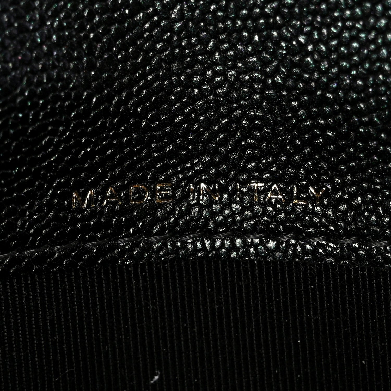 Chanel Iridescent Caviar Quilted Medium Flap Wallet Black 7 of 10