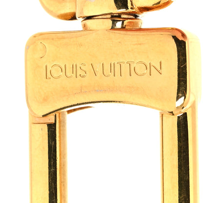 Louis Vuitton Metal Pochette Extender Key Ring Chain Gold 3 of 4