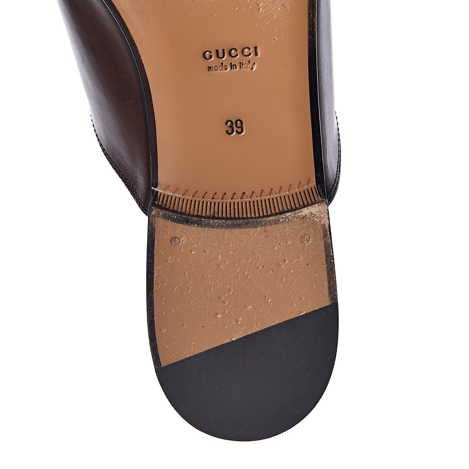 Gucci Calfskin Womens Princetown Slippers 39 Fondente Brown 10 of 15