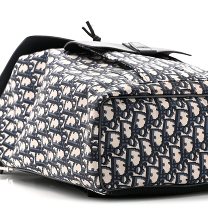 Christian Dior Technical Fabric Oblique Motion Backpack Blue 9 of 10