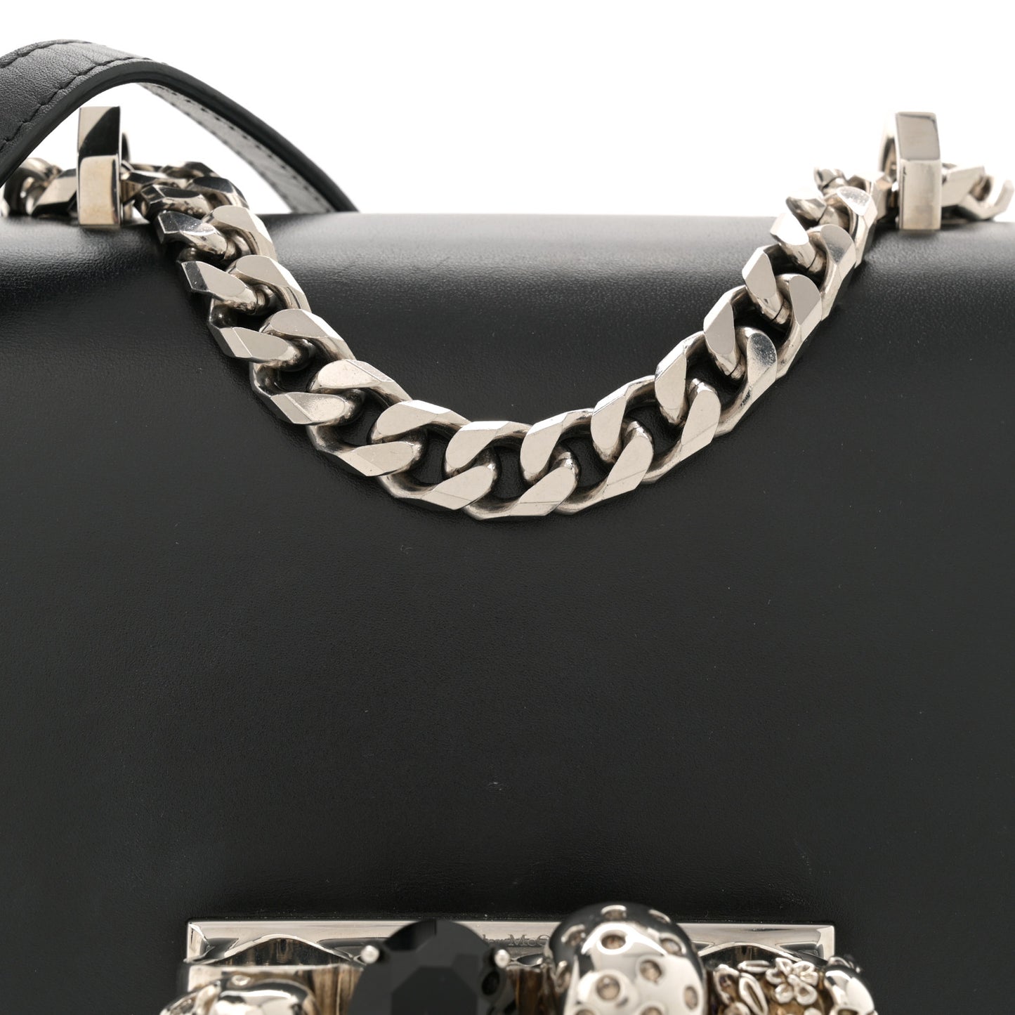 Calfskin Knuckle Crossbody Black