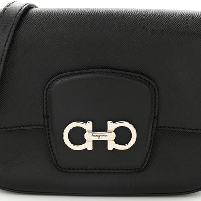 Salvatore Ferragamo Saffiano Paris Crossbody Bag Black 8 of 10