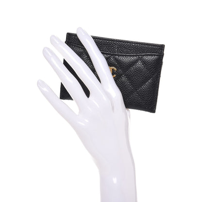 Chanel Caviar Quilted Card Holder Black 2 of 8