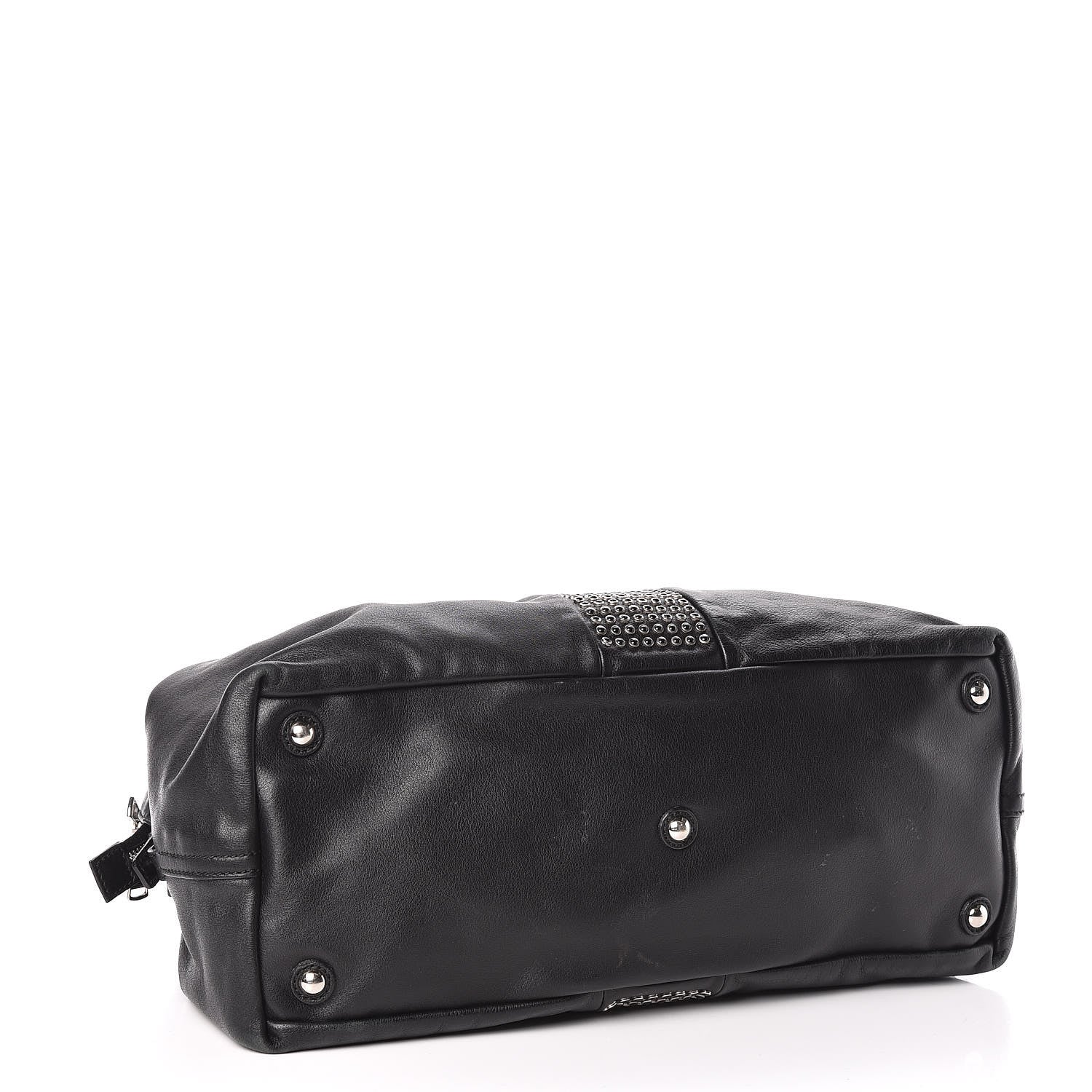 Saint Laurent Chevre Large Rock Stud Easy Y Black 4 of 11