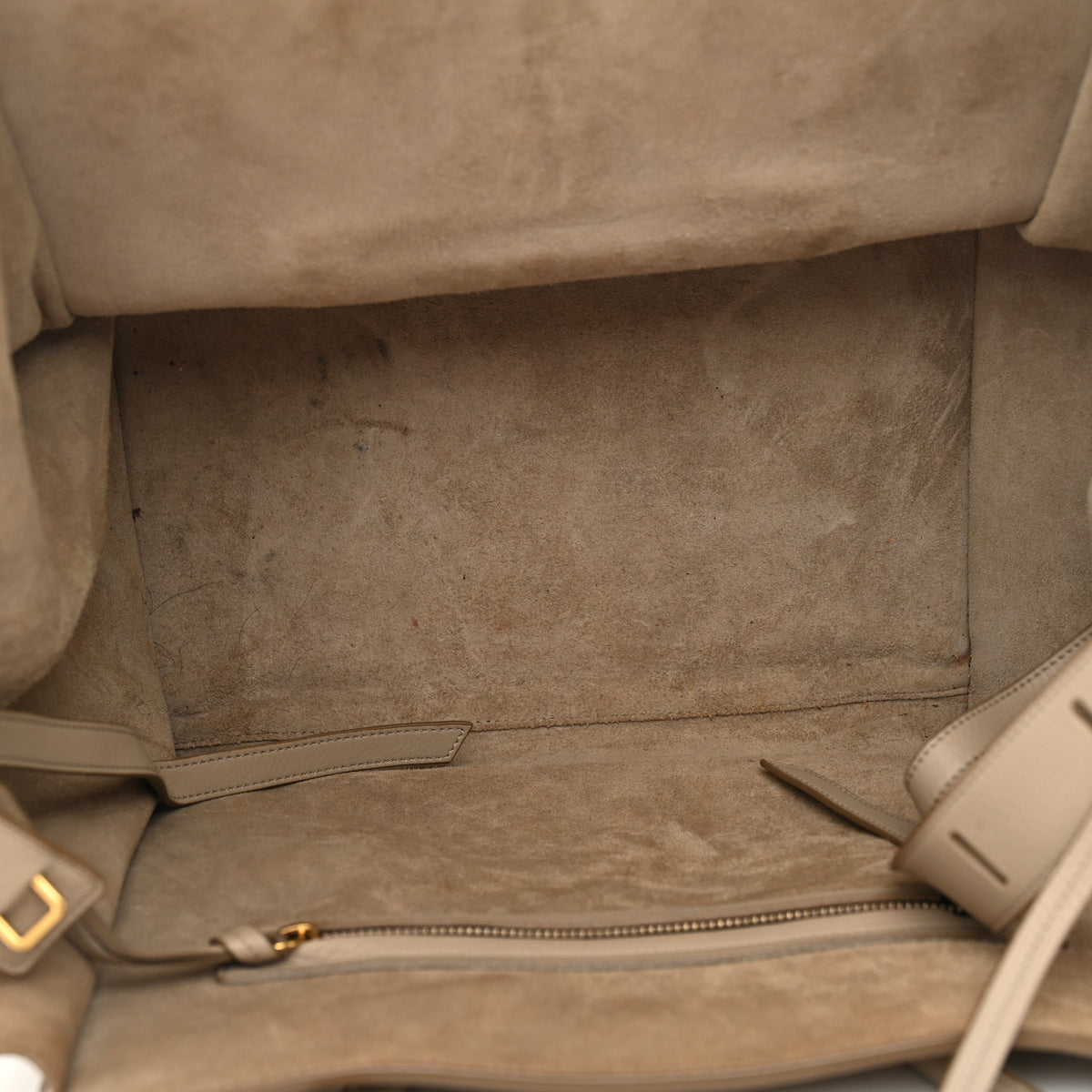 Celine Grained Calfskin Medium Phantom Luggage Dune 4 of 12