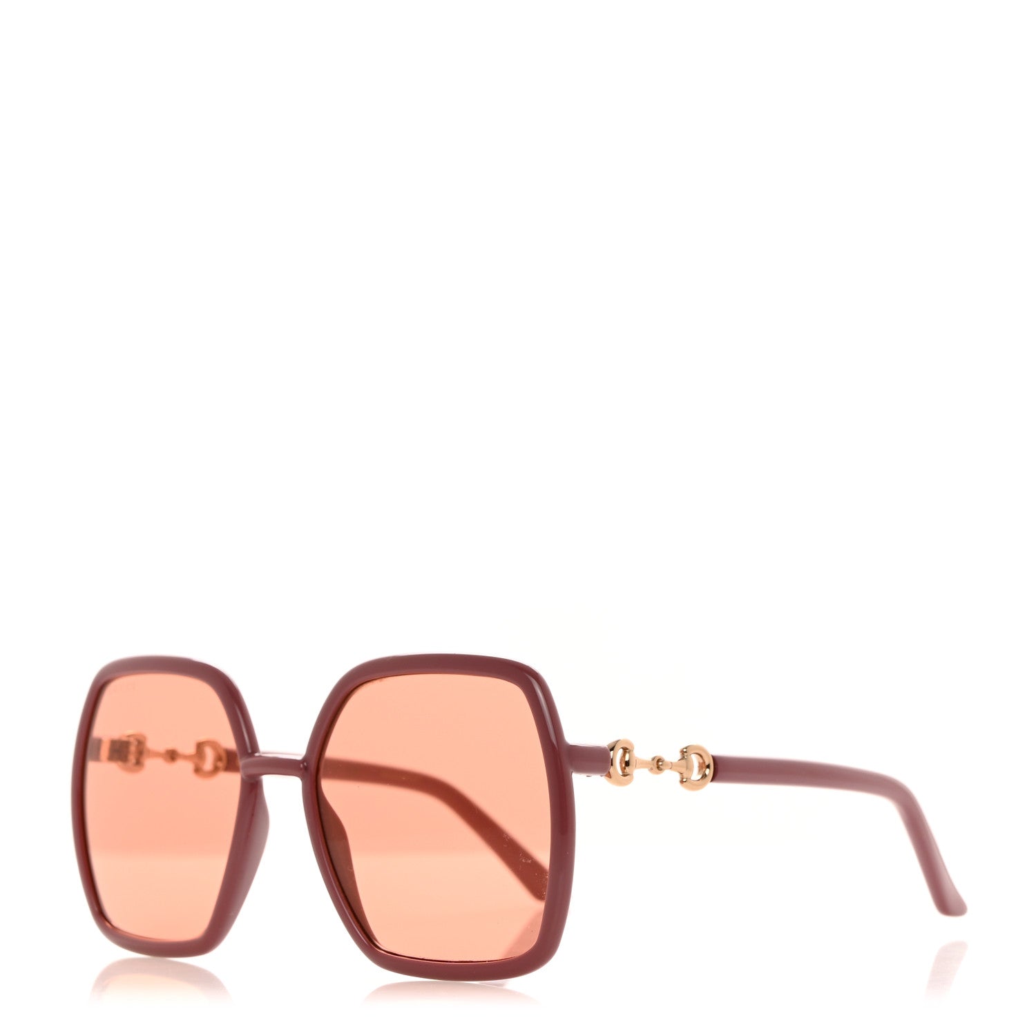 Gucci Horsebit Square Frame Sunglasses GG0890S Pink 1 of 8