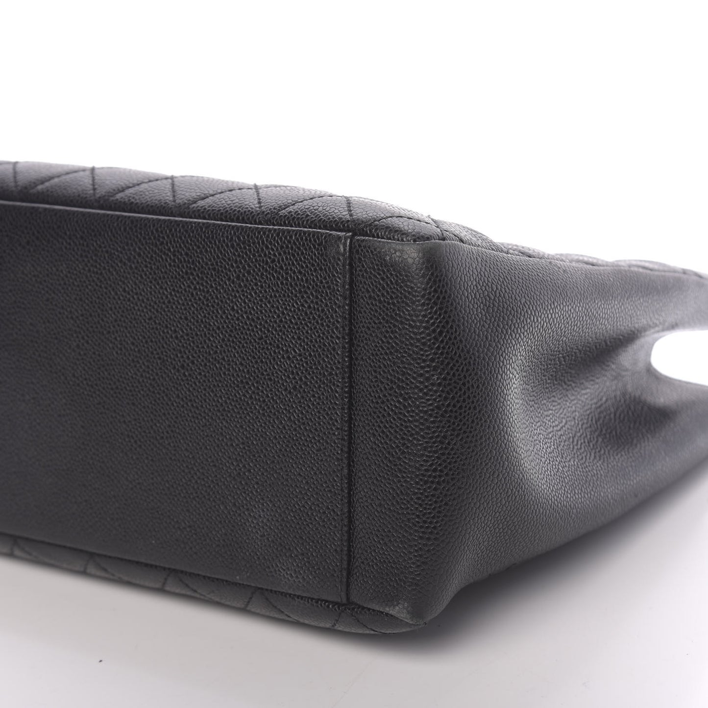 Caviar Quilted Grand Shopping Tote GST Black