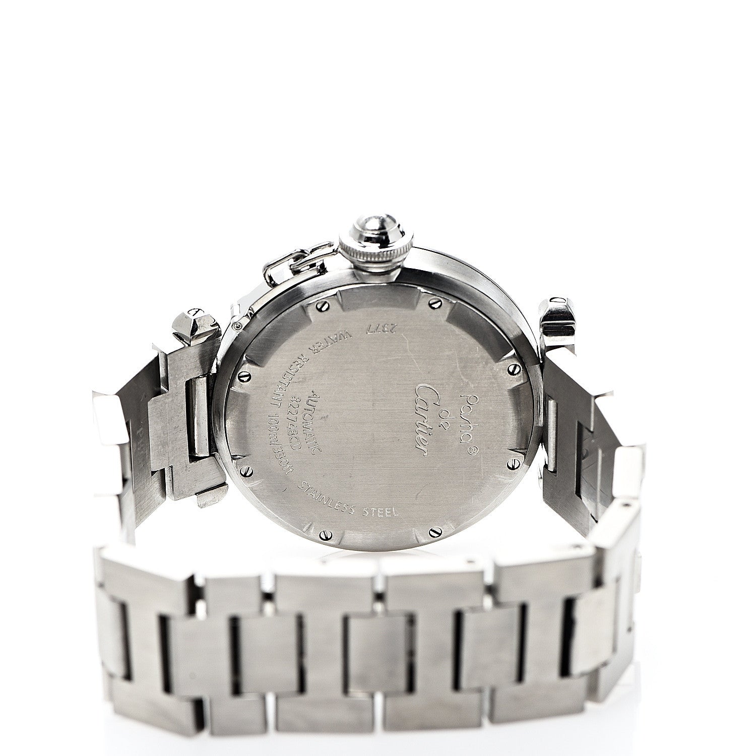Cartier Stainless Steel 35mm Pasha GMT Automatic Watch 5 of 5