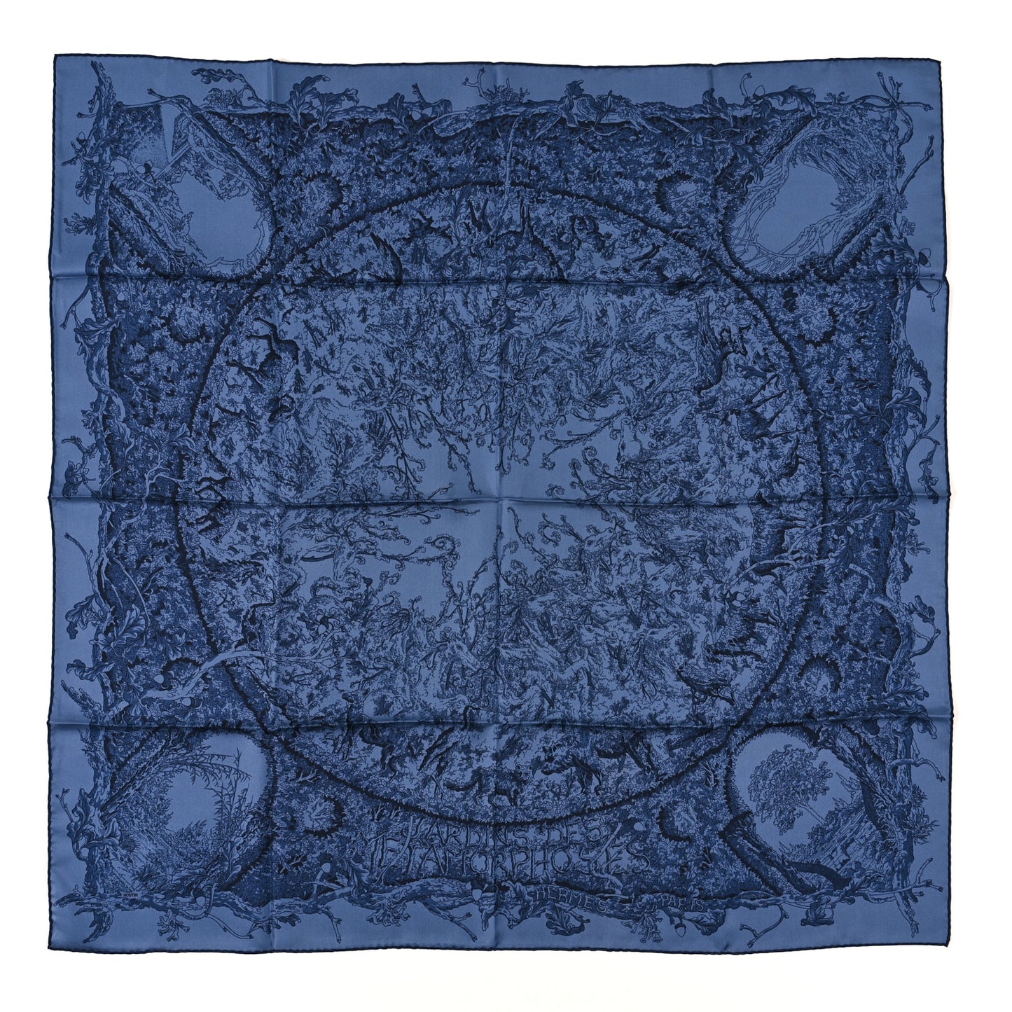 Silk Jardins Des Metamorphoses Scarf 90