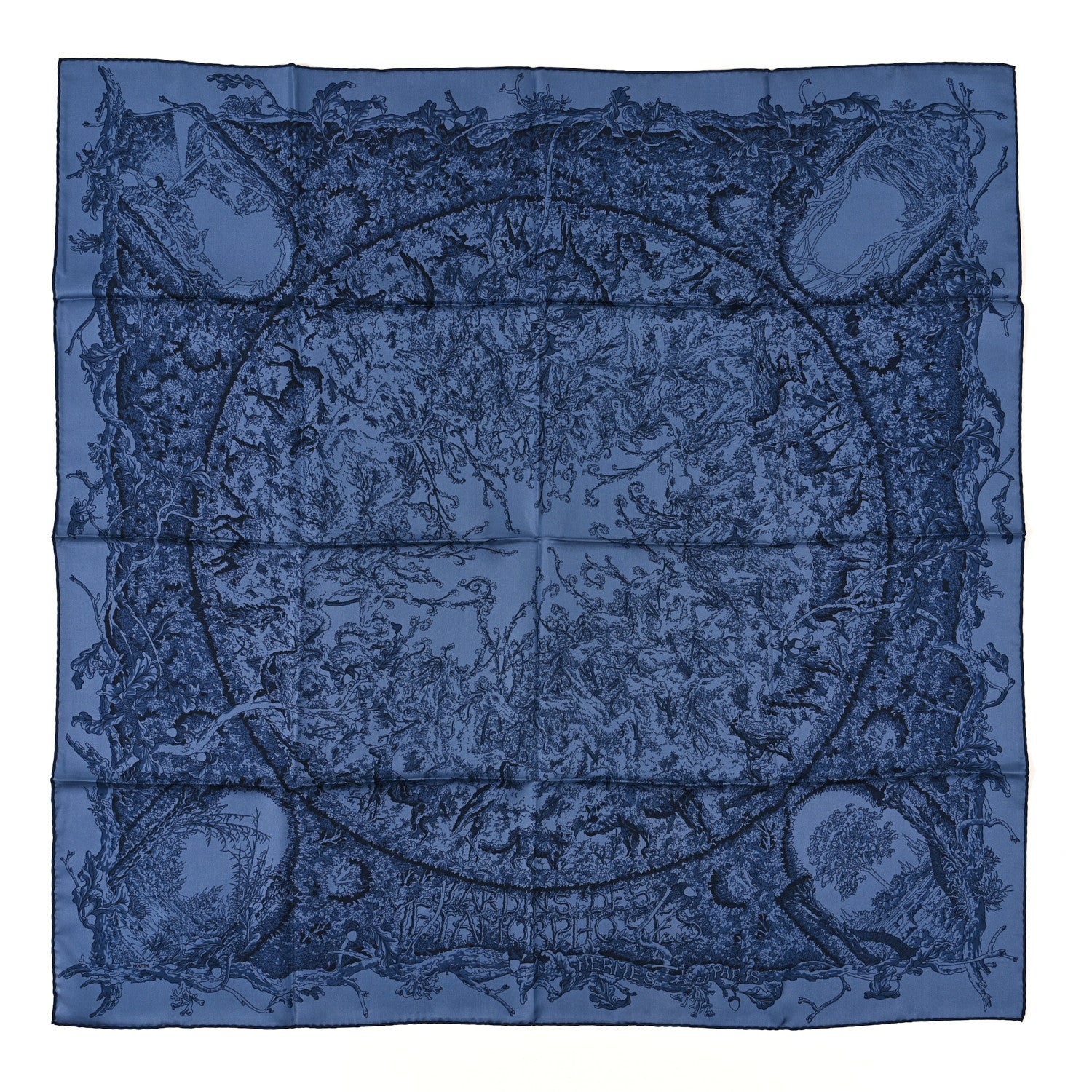 Hermes Silk Jardins Des Metamorphoses Scarf 90 1 of 3