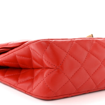 Chanel Lambskin Quilted 2.55 Reissue 226 Flap Red 9 of 11