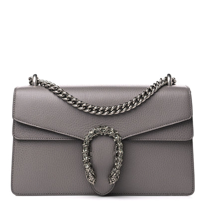 Gucci Pebbled Calfskin Small Dionysus Shoulder Bag Dusty Grey 1 of 10