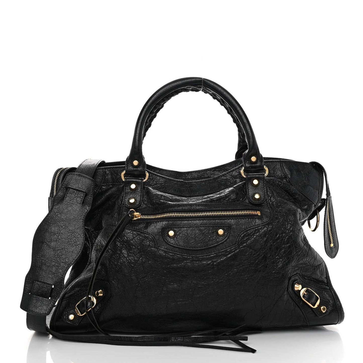 Agneau Classic Gold Hardware S City Black