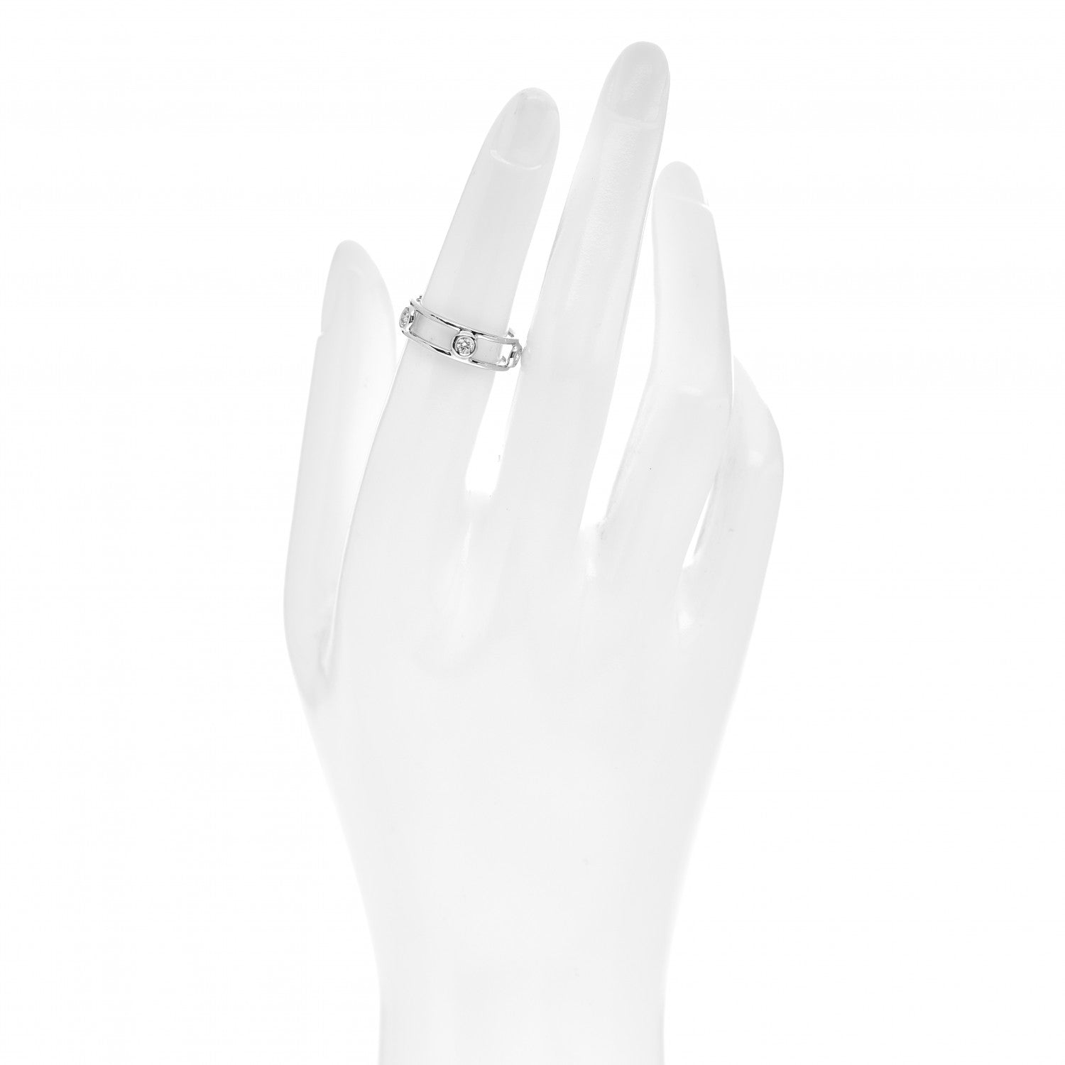 Tiffany Platinum Diamond Elsa Peretti Diamonds by the Yard Ring 49 5 2 of 5