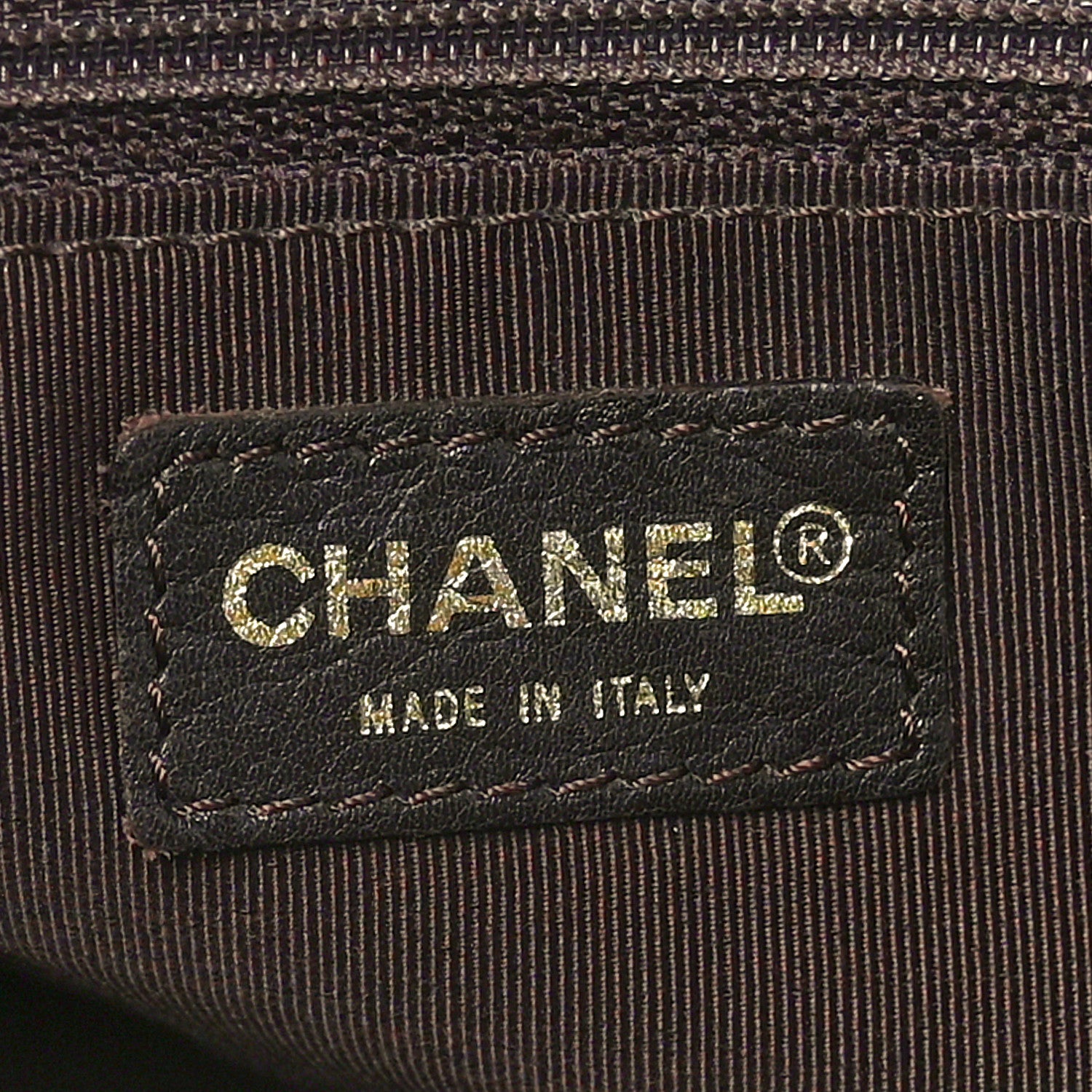 Chanel Calfskin Cerf Executive Shopper Tote Brown 6 of 10