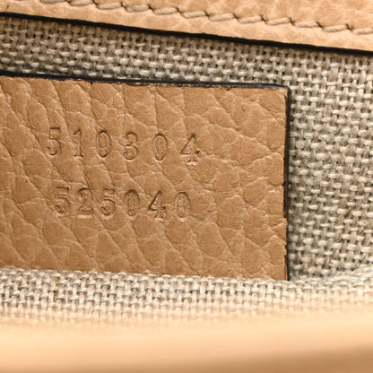 Gucci Dollar Calfskin Small Interlocking G Shoulder Bag Camelia 7 of 14