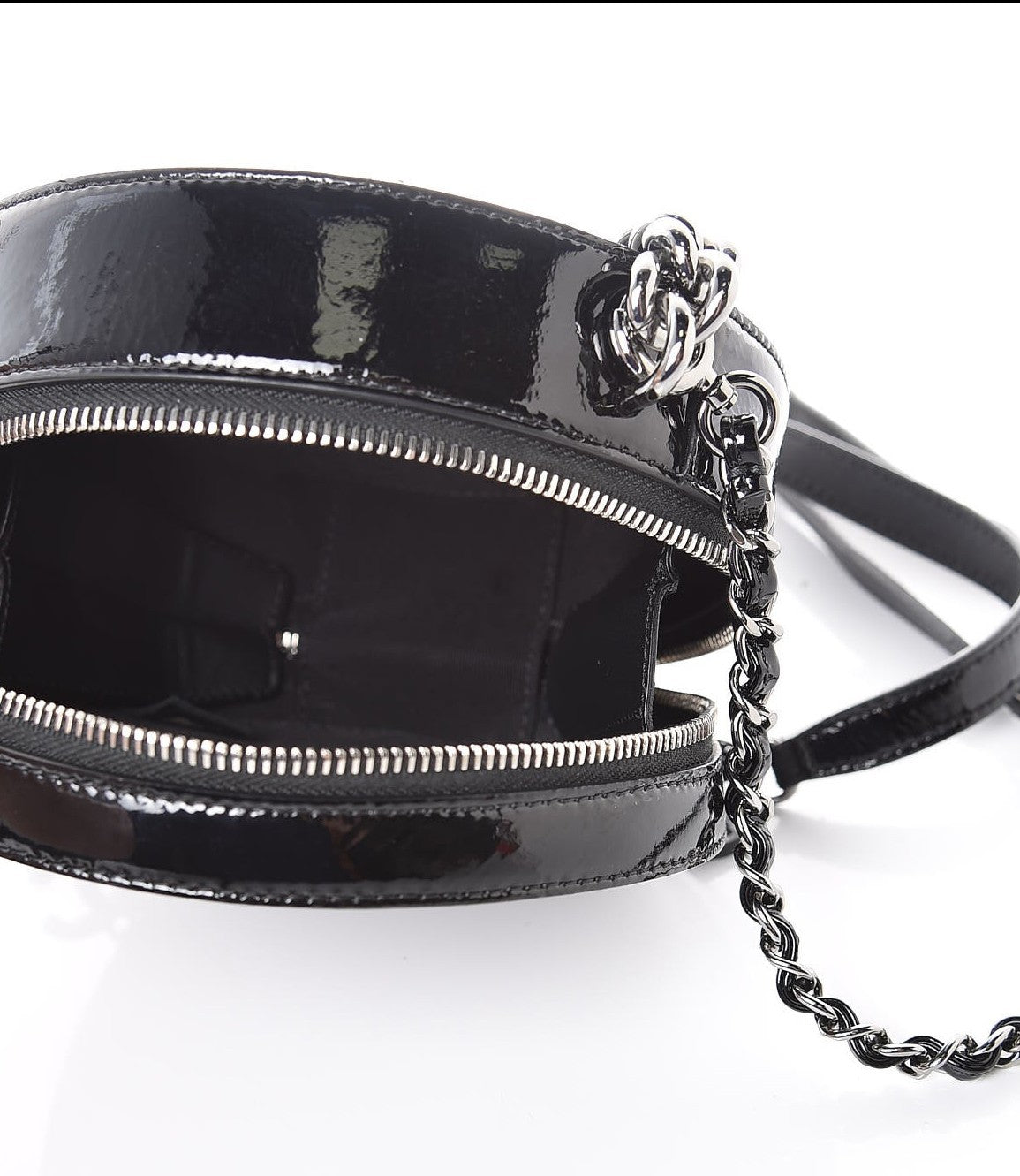 Chanel Patent Round As Earth Evening Bag Black 3 of 16