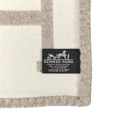 Hermes Wool Cashmere Avalon III Blanket Coco Camomille 3 of 3