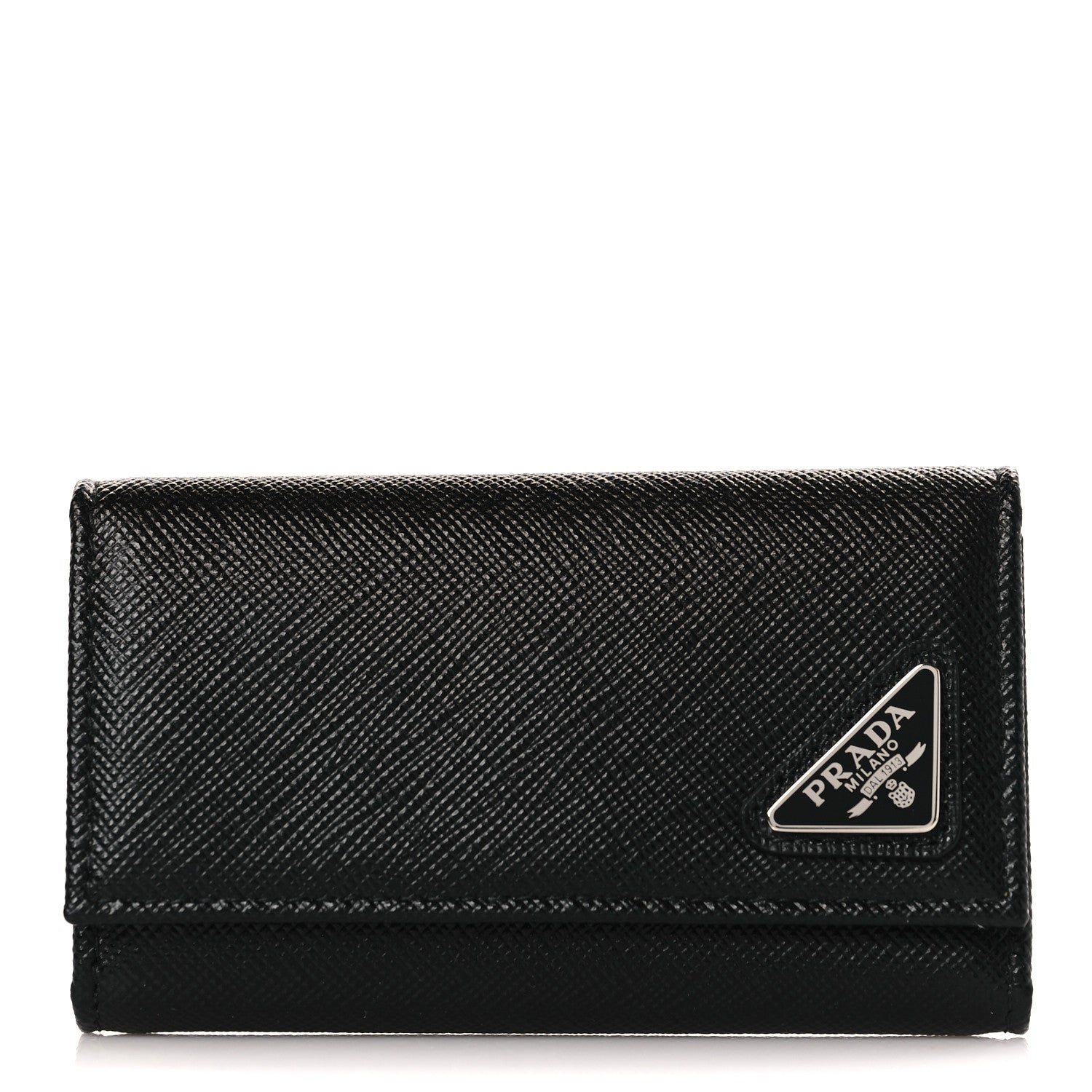 Prada Saffiano 6 Key Holder Nero Black 1 of 6