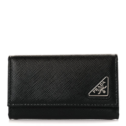 Prada Saffiano 6 Key Holder Nero Black 1 of 6