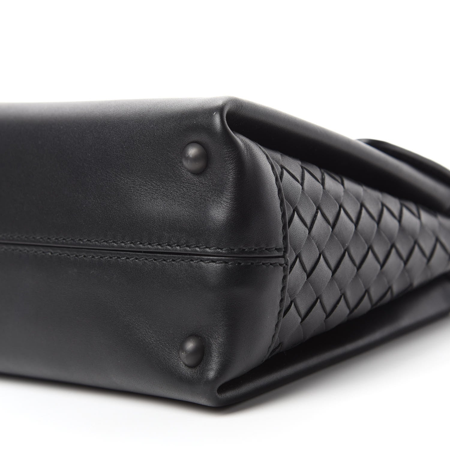 Bottega Veneta Nappa Small Piazza Bag Black 7 of 9