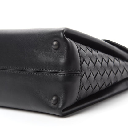 Bottega Veneta Nappa Small Piazza Bag Black 7 of 9