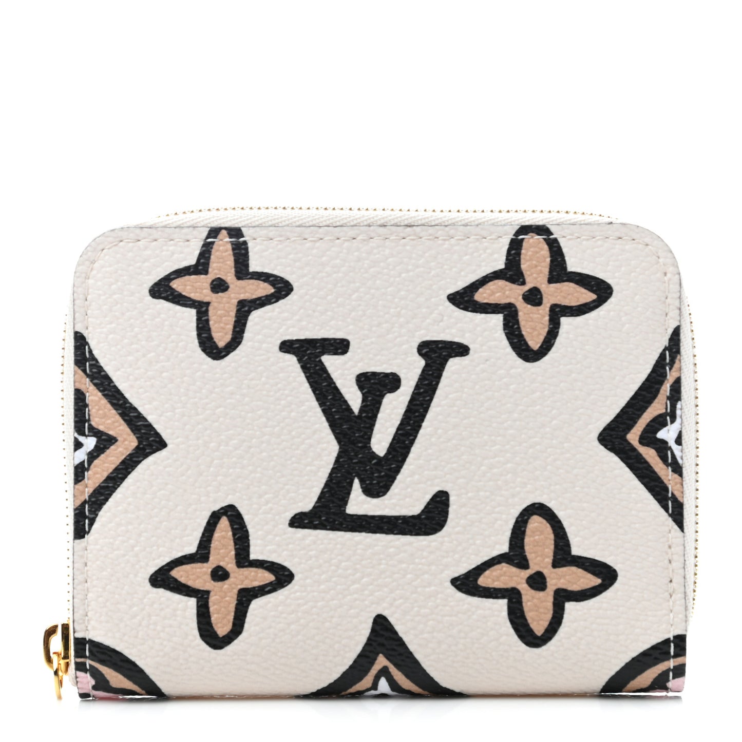 Monogram Giant Wild At Heart Zippy Coin Purse Creme