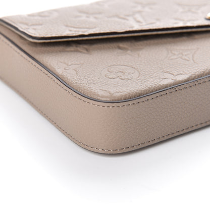 Louis Vuitton Empreinte Pochette Felicie Chain Wallet Tourterelle 7 of 9
