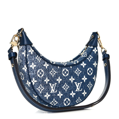 Louis Vuitton Monogram Jacquard Denim Loop Bleu 3 of 11