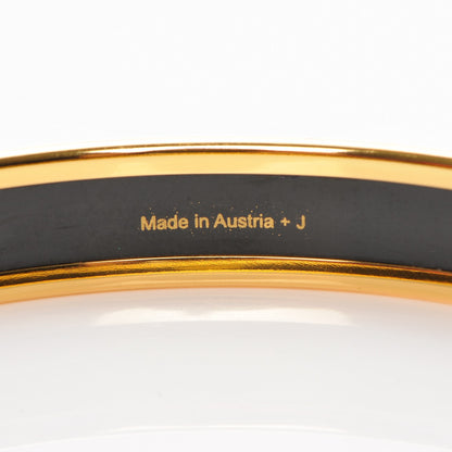 Hermes Enamel Printed Narrow Bracelet 70 4 of 5