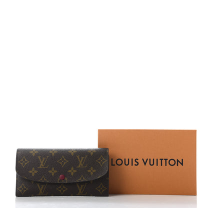 Louis Vuitton Monogram Emilie Wallet Fuchsia 9 of 9