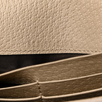 Gucci GG Supreme Monogram Web Ophidia Continental Wallet Beige Mystic White Oatmeal 6 of 7
