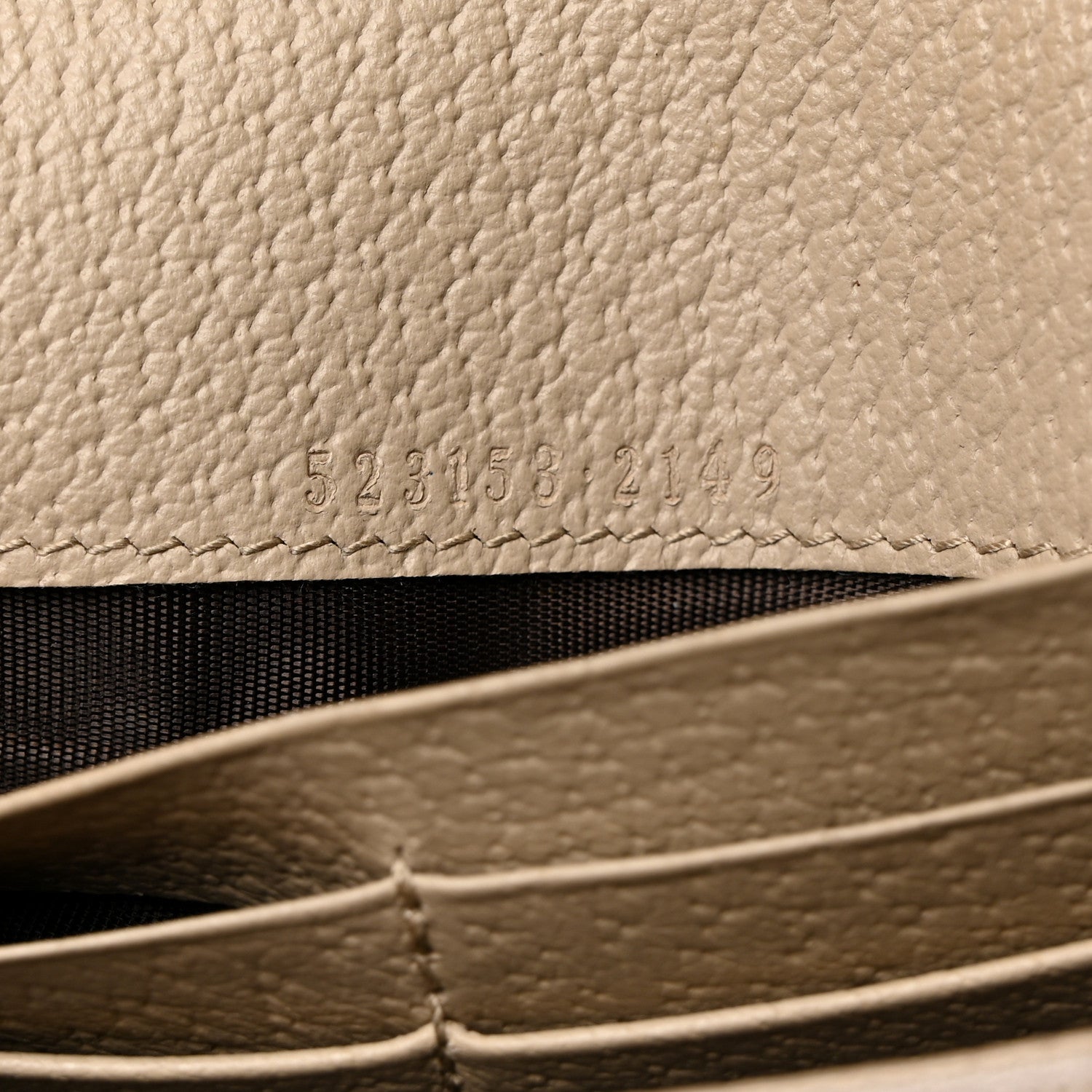 Gucci GG Supreme Monogram Web Ophidia Continental Wallet Beige Mystic White Oatmeal 6 of 7